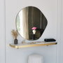 Hanah Home Espejo Dorado Moderno 70x67 cm